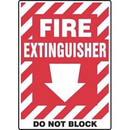 Accuform SAFETY SIGN FIRE EXTINGUISHER DO MFXG456VP MFXG456VP